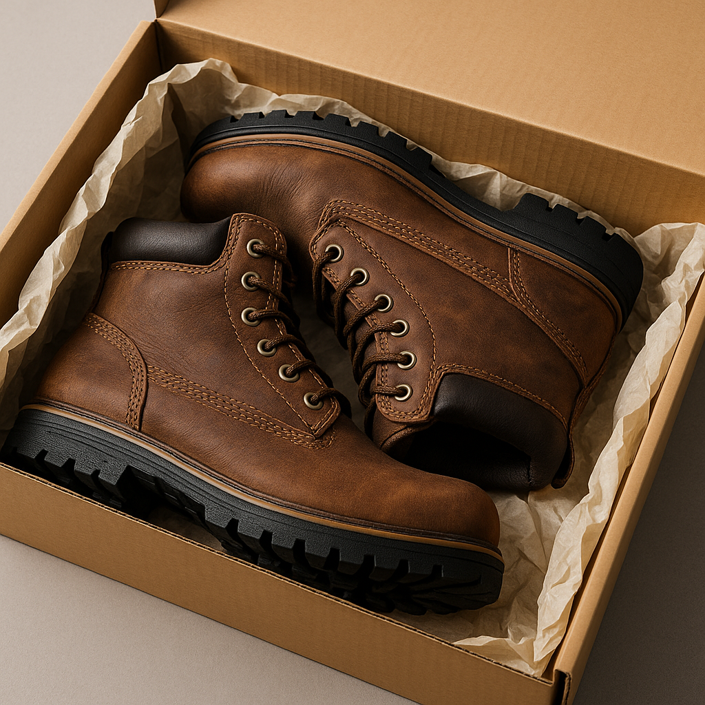 Steel-Toe Work Boots